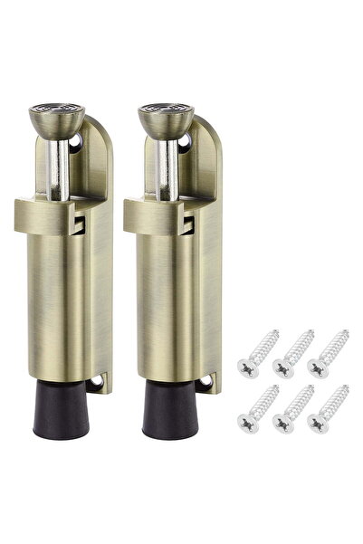 STARSTAR 2-Piece Kick-Off Door Stop, Spring-Loaded Telescopic Door Stop, Adju...