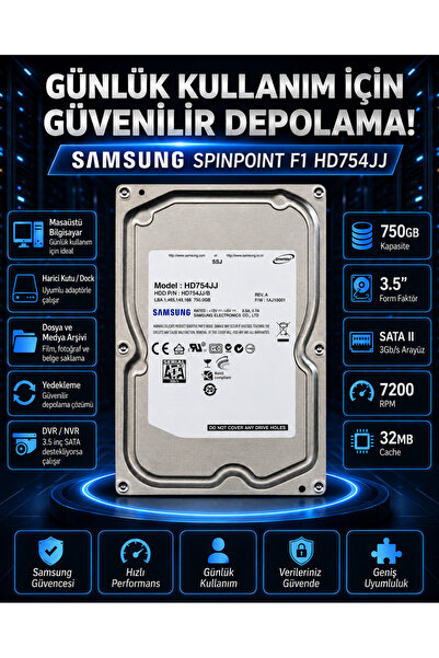 DİSK BANK HD754JJ 750 GB 3.5 İnç Masaüstü Bilgisayar Diski