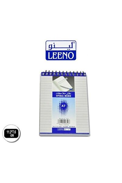 LEENO A7 Small Wire Pocket Notebook for Daily Notes (80 Sheets)