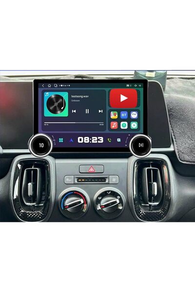 Carplayer Kia sonet android screen diamond dual knob model 2020-2024,6gb ram ...