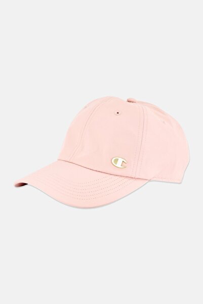 Champion Women Brand Logo Lifestyle Sport Adjustable Cap, Blush Pink