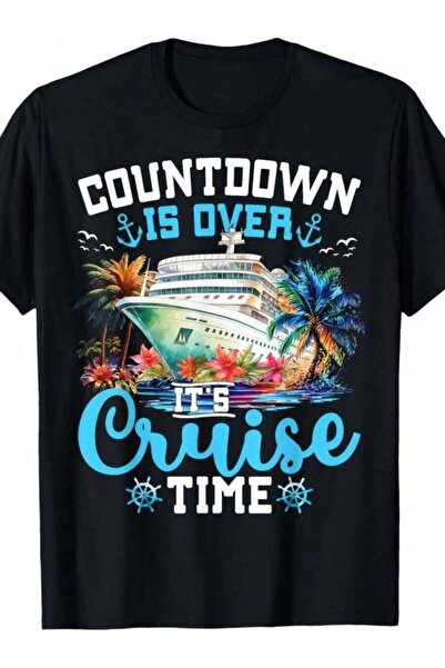 45 BPM Men's Heavyweight Cotton Cruise Nautical-Shirt - Ocean Design Featurin...