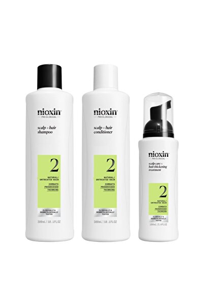 Nioxin Επαγγελματικό Κλινικό Σύστημα για το Τριχωτό της Κεφαλής Κιτ 2 (Σαμπου...