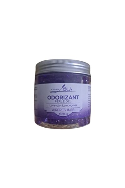 Lola Natural Beauty Odorizant de aer gel perlat, Lola Beauty, lavandă-lemongr...