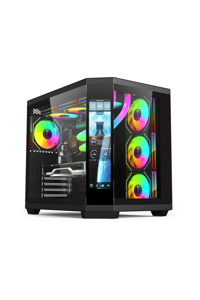 Quantum Gaming Sirius QT4000 Type-C 7xARGB Fan 850W 11,8" LCD Ekranlı ATX Gam...