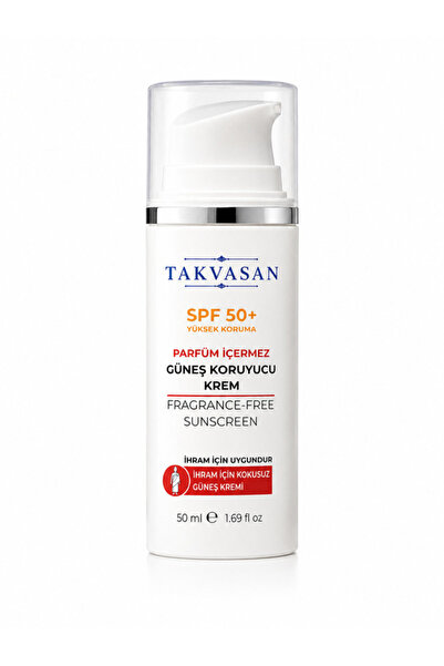 Takvasan İhram Uyumlu İkili Bakım Seti SPF 50+ Güneş Koruyucu Krem ve Pişik Önleyici Krem Parfümsüz