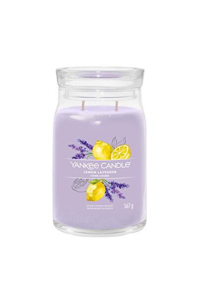 Yankee Candle Κερί Signature Λεμόνι Λεβάντα Μεγάλο, 567 γρ.