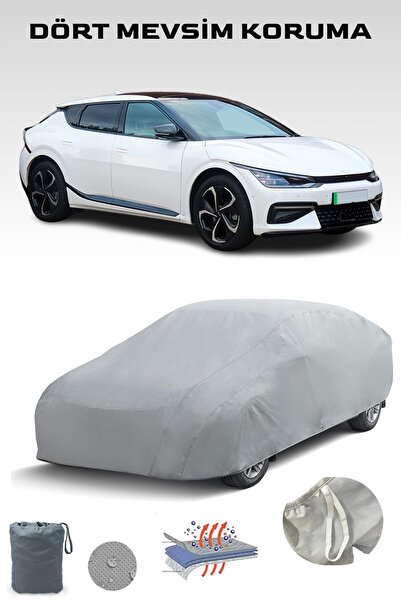 Breen Gray Kia Ev6 Compatible Auto Tarpaulin, Car Tarpaulin