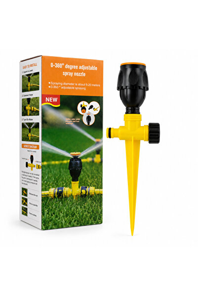 Generic Brand 360° Adjustable Garden Lawn Sprinkler | Automatic Rotating Wate...