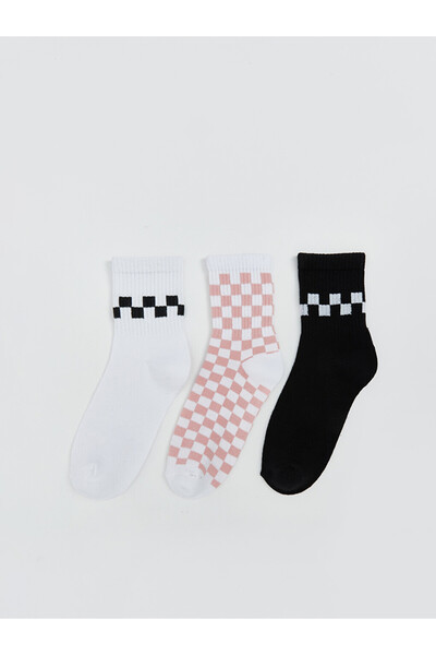 LC Waikiki Patterned Women's Ankle Socks 3-pack