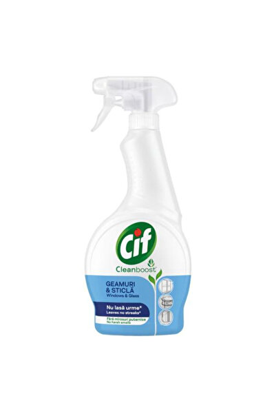 Cif Spray pentru Geamuri si Sticla - CleanboostWindows & Glass, 500 ml