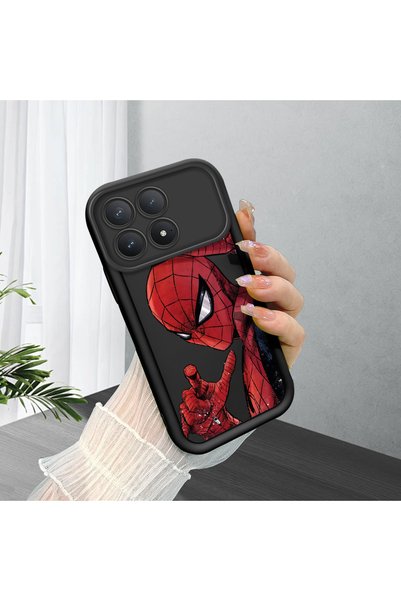 CHICASELUX Redmi K90 5g Compatible Spiderman Patterned Silicone Case, Comic B...