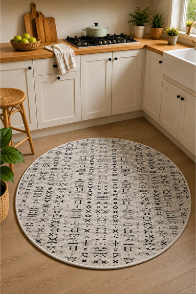 DECOVİST HOME Makinede yıkanabilir kaymaz taban leke tutmaz dijital mutfak ha...