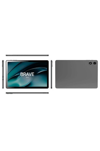 Brave T4 Lite 128GB 4GB RAM 10.1" Wi-Fi Tablet Grey