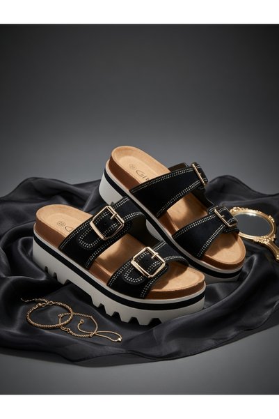 Guja Kemal Aygün-Guja High-Sole Women's Slippers