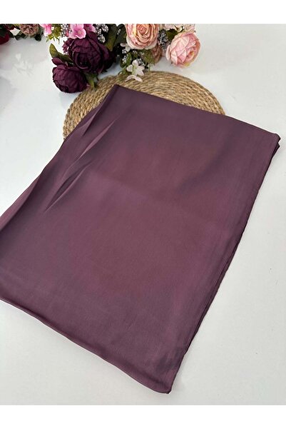 HAREM SCARF فستان سهرة من قماش الكوموساتين مع شال بلون البرقوق JSH0306