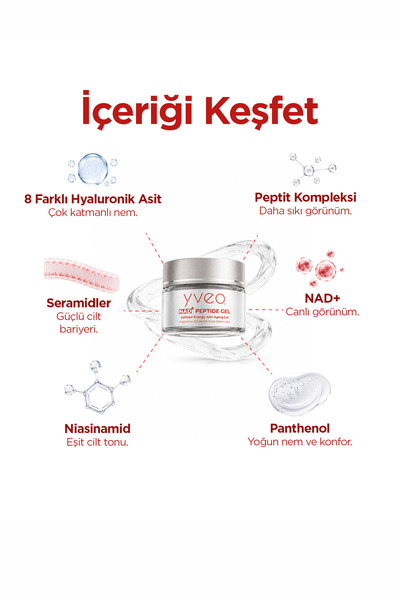 YVEO Nad+ Peptide Gel - Care Gel Against the Effects of Aging