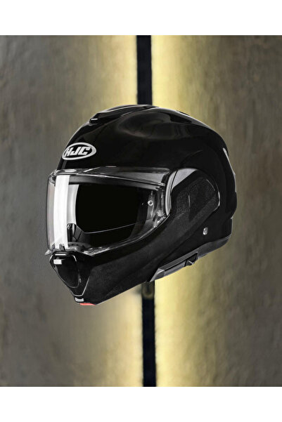 HJC F100 KASK METAL SİYAH PARLAK E1450
