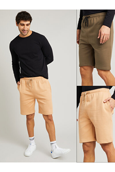 Styli Pack of 2 - Solid Fleece Shorts