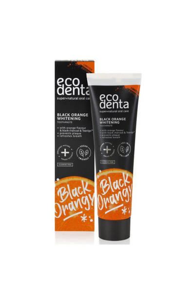 Ecodenta Pasta de Dinti pentru Albire Cu Carbune, Teavigo si Portocale Black ...