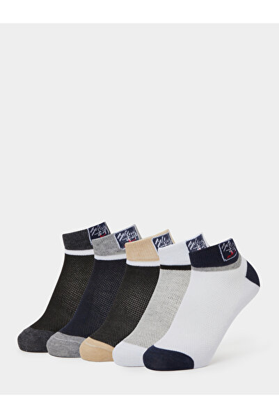 Styli Pack of 5 - Printed Detail Ankle Socks