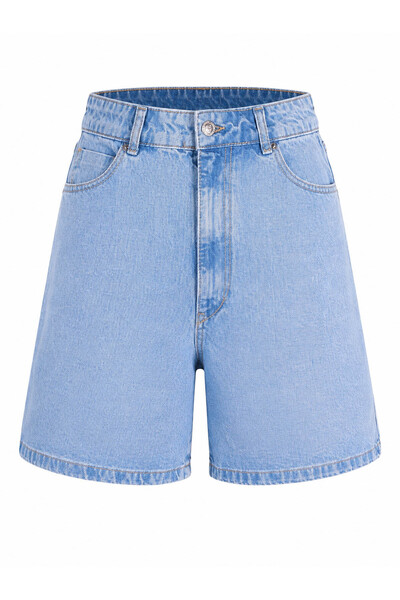 trender 7972 شورت نسائي أزرق فاتح 26YH27000095