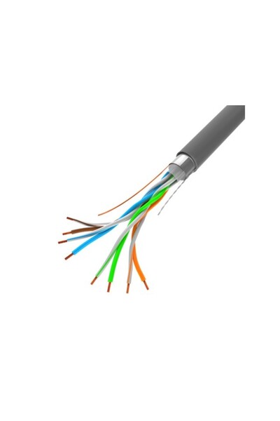 Lanberg Cablu LAN FTP 100Mb/s 305m Fir CCA - gri LCF5-10CC-0305-S