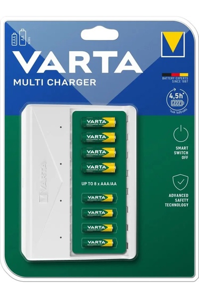Varta Încărcător de baterii AAA/AA cu 8 compartimente