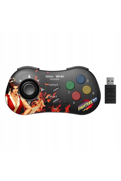 NO BRAND 8BitDo NEOGEO Pad Controler de joc wireless Bluetooth Mai Shiranui