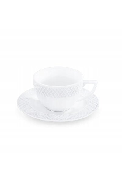 NO BRAND Set de 6 cești cu farfurioară pentru cafea PORCELAN cadou 240 ml WILMAX