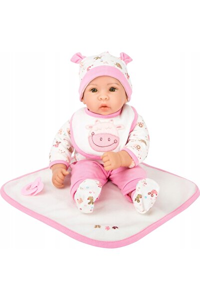 NO BRAND Păpușă cu accesorii Bobas Hania, ținută detașabilă, pătură, suzetă, ...