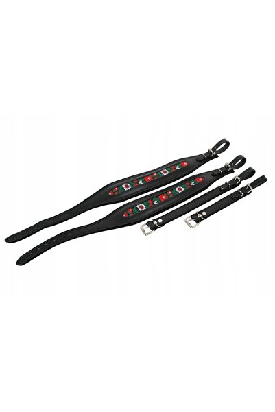 NO BRAND Akmuz PAP FOLKROL 80 BK curele pentru acordeon 80 de clape din piele