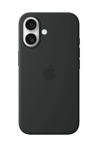 Apple Husă de silicon MagSafe pentru iPhone 16 Plus, neagră