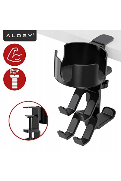 ALOGY Suport pentru căști wireless, pentru băuturi, cafea, rucsac căptușit, g...