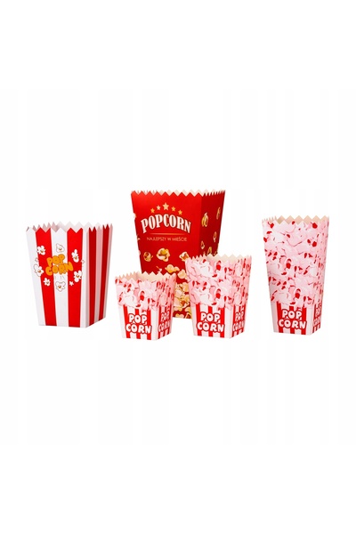 NO BRAND GSG24 cutie de popcorn din hârtie 750 ml 100 bucăți