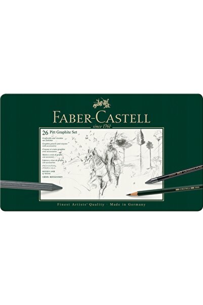 NO BRAND FABER-CASTELL Set de creioane grafit pentru schițe, creioane colorat...