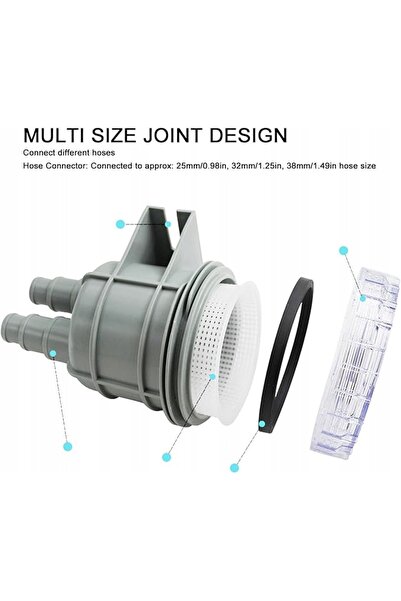 NO BRAND Filtru pentru apă de mare din material plastic ABS G2533