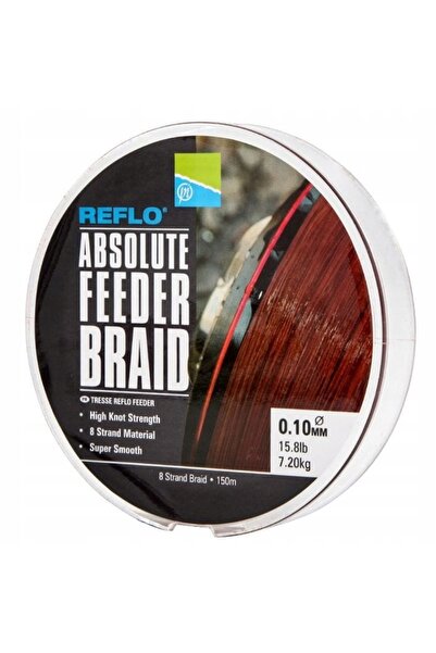 Preston Șnur împletit absolut 8 fire 0.08mm 150m 6kg bronz 1 bucată