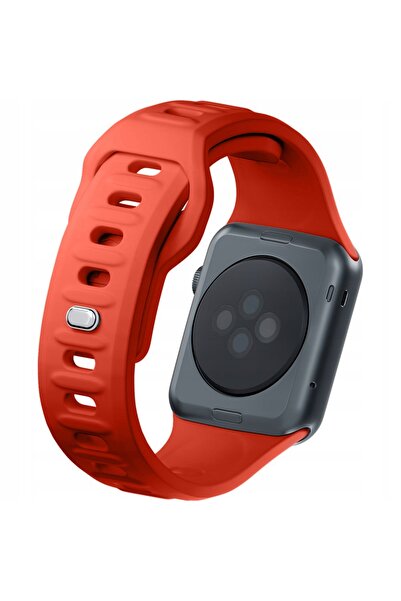 3MK Curea de ceas din silicon roșie pentru Apple Watch 38/40/41mm