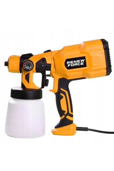 Renew Force Pulverizator electric de vopsea pentru pereți, 3 duze, 70DIN, 550W