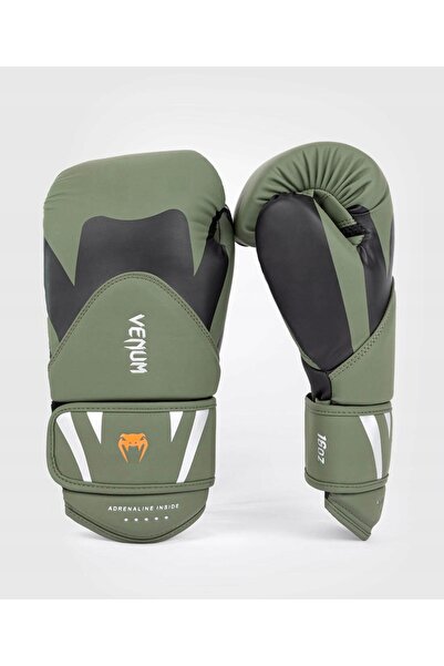 Venum Mănuși de box pentru bărbați Challenger 4.0 negru/kaki 8 oz