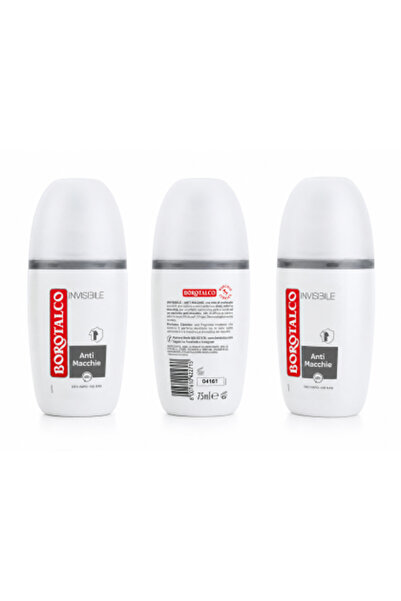 Borotalco Set de 3 x Deodorant roll-on invizibil anti-pete, protecție 48h, nu...