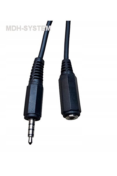 NO BRAND Cablu prelungitor jack 3.5 mm cu 4 pini, 5 m