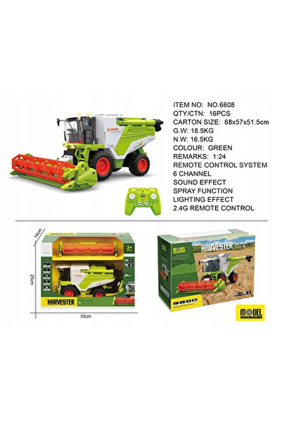 Ramiz Combină agricolă cu telecomandă pentru copii, jucărie mașină agricolă +...