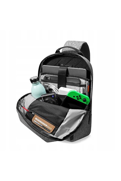 Tomtoc Rucsac de umăr pentru bărbați Navigator-T24 Material impermeabil Gri