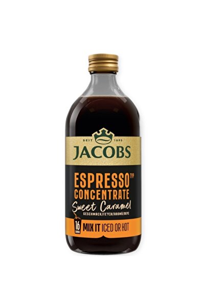 Jacobs Băutură de cafea concentrată, Caramel dulce, 16 porții, 485 ml