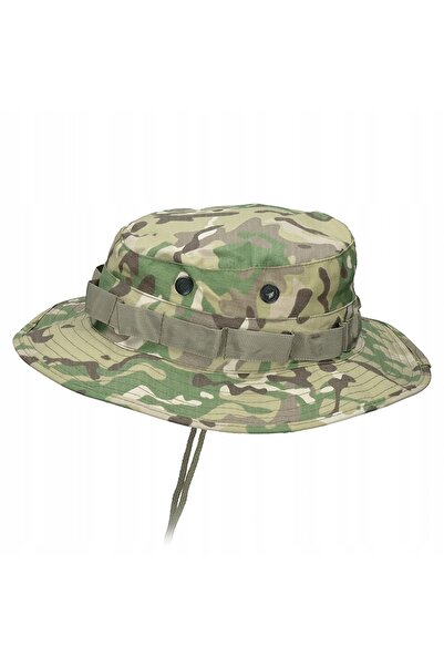 NO BRAND Pălărie militară americană tip Bush Hat, ranforsată, camuflaj tactic...