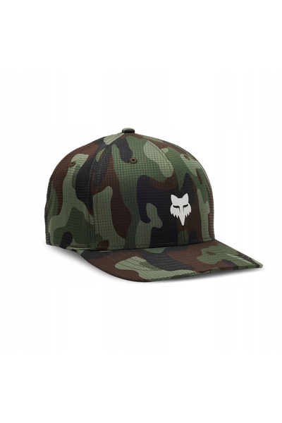 Fox Șapcă de baseball HEAD TECH FLEXFIT GREEN CAMO verde
