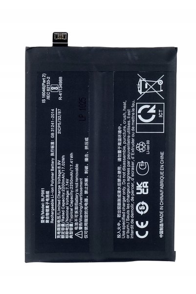Tradebit Baterie Acumulator Pentru OnePlus Nord 2 / 9RT 5G BLP861 + Bandă ade...