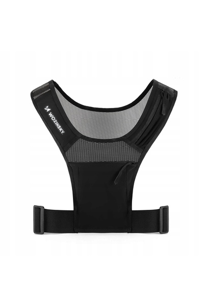 WOZINSKY Vestă reflectorizantă pentru alergare cu buzunare pentru sport